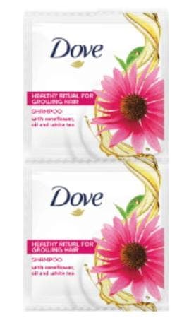 10Pcs Dove Shampoo 4.5Ml - Dove-HairGrowing-Rs.2